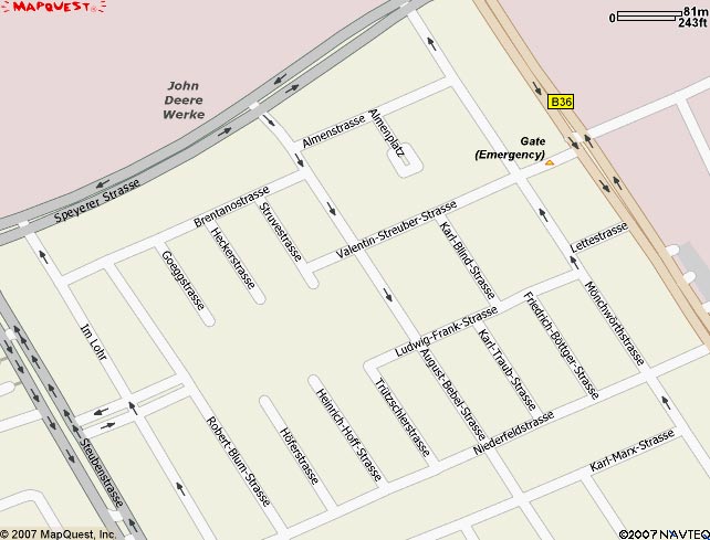 Section of Target 1: Stadium and Almenplatz